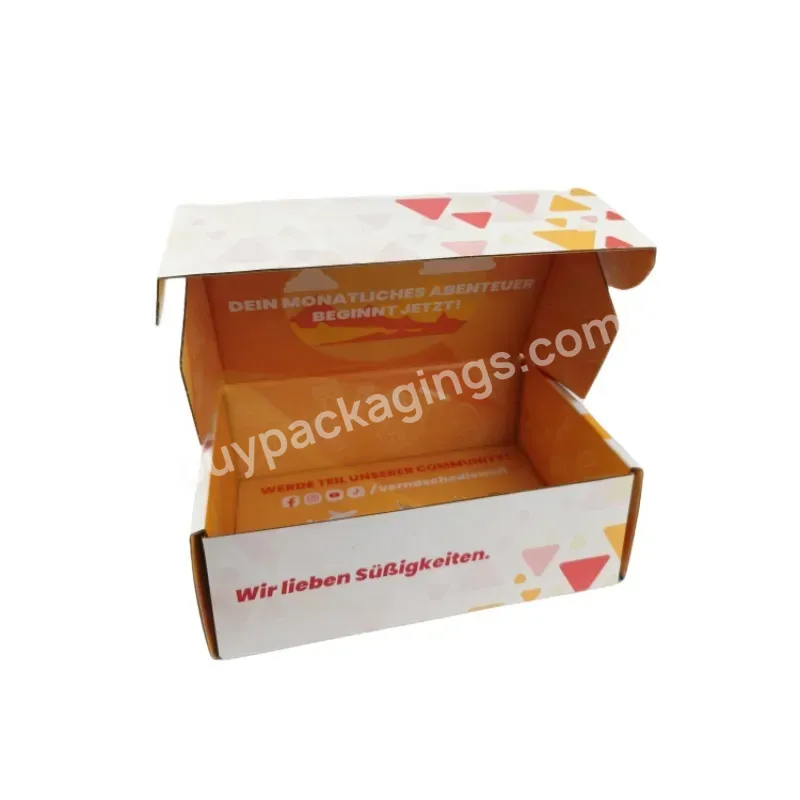 Product Packaging Box And Logo Printing High Quality Cosmetic Corrugated Custom Mailer Gift Boxes