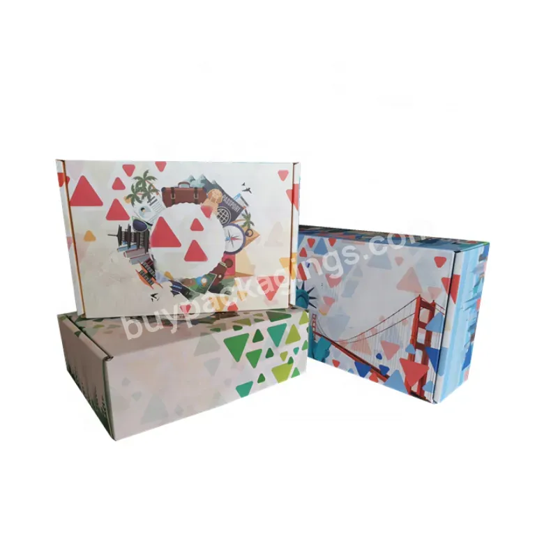 Product Packaging Box And Logo Printing High Quality Cosmetic Corrugated Custom Mailer Gift Boxes