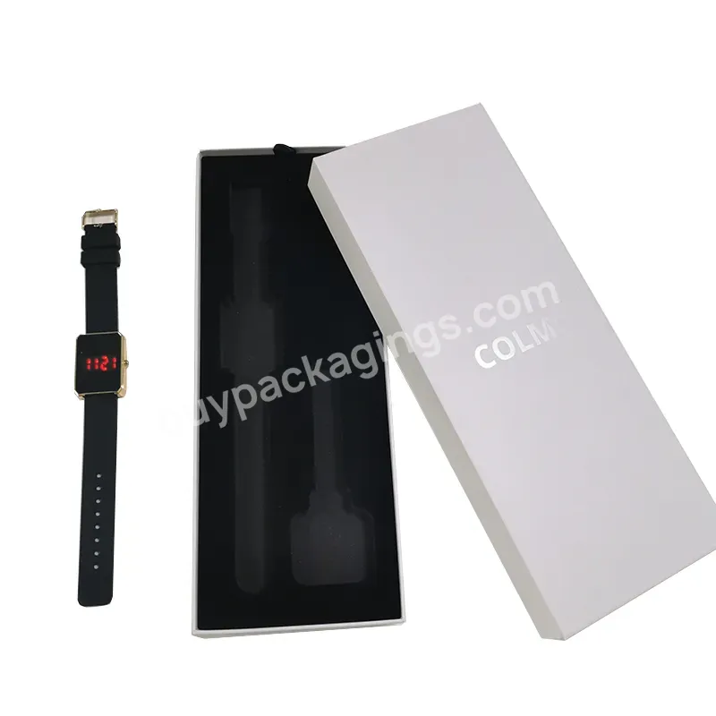 Professional Custom Wholesale Luxury Foam Insert Packaging Watch Box