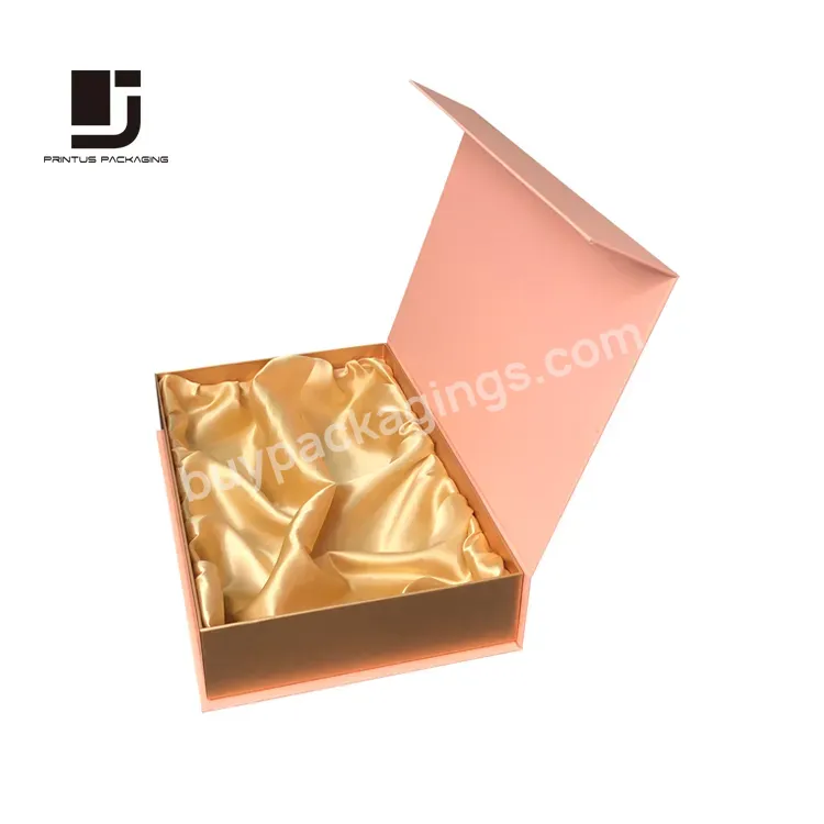 Professional Factory Rose Gold Foil Paper Gift Box