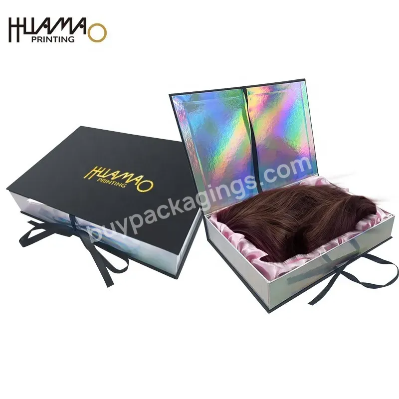 Publishing Books Printing Services Tags Caja De Regalo Paper Boxes Durable Double Side White Corrugated Mailer Box Wig Packaging