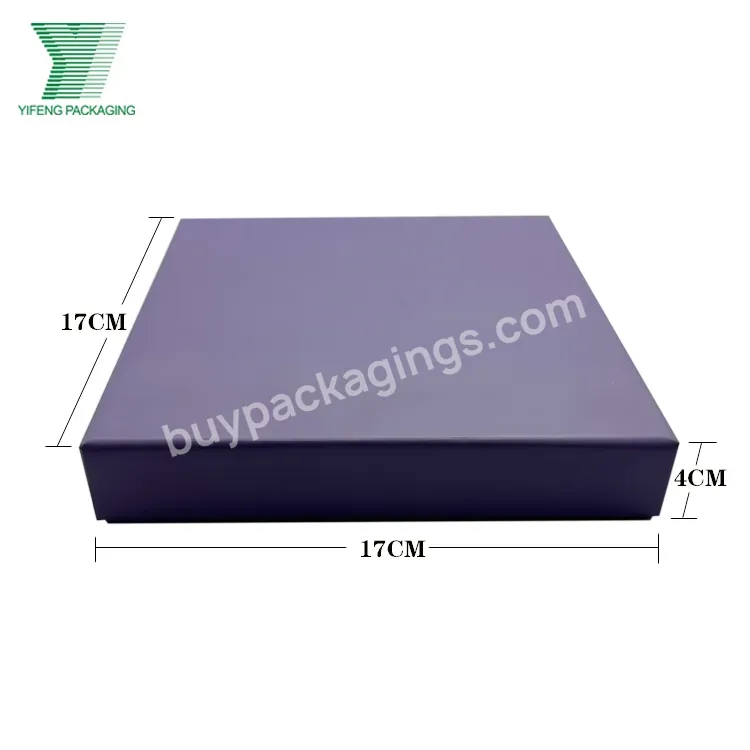 Purple Scarf Garment Clothing Underwear T-shirt Shipping Box Carton Cardboard Box Custom Printed Mailer Box With Logo