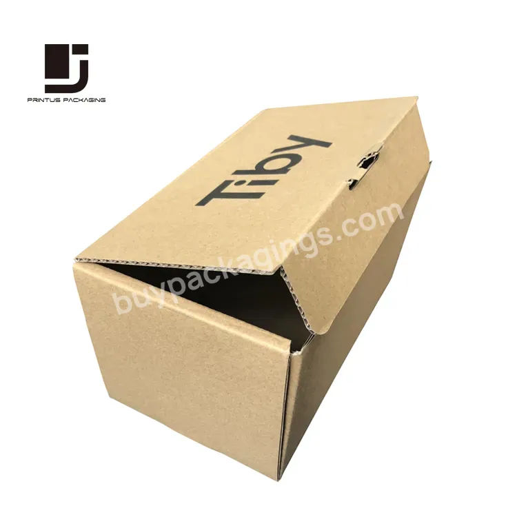 Recyclable Brown Kraft Mailer Shipping Paper Box Package