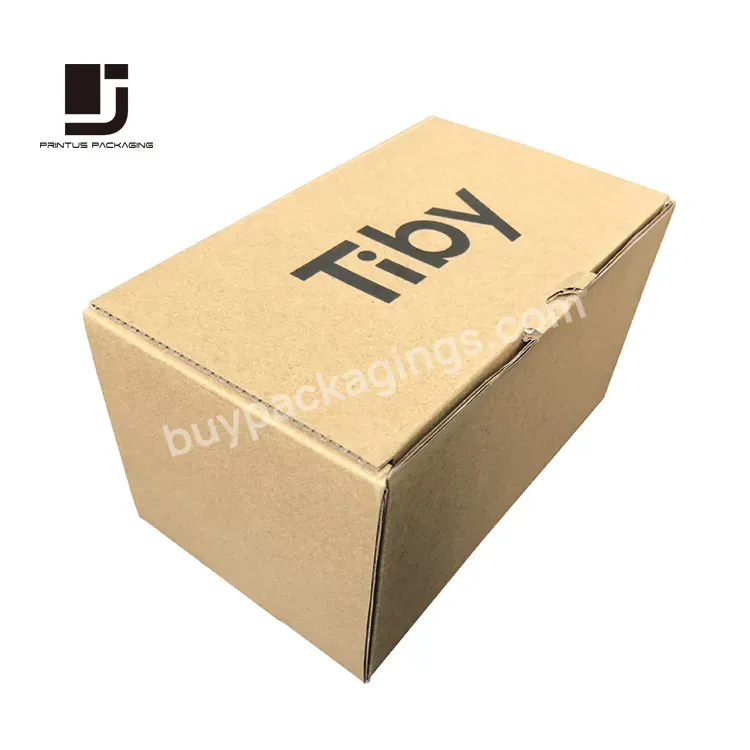 Recyclable Brown Kraft Mailer Shipping Paper Box Package