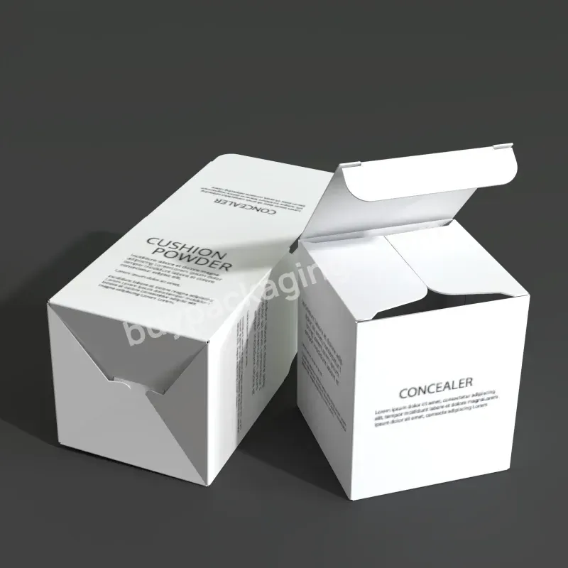 Recyclable White Insert Candle Packaging Box Essential Oil Diffuser Packaging Box Cosmetic Perfume Packaging Box