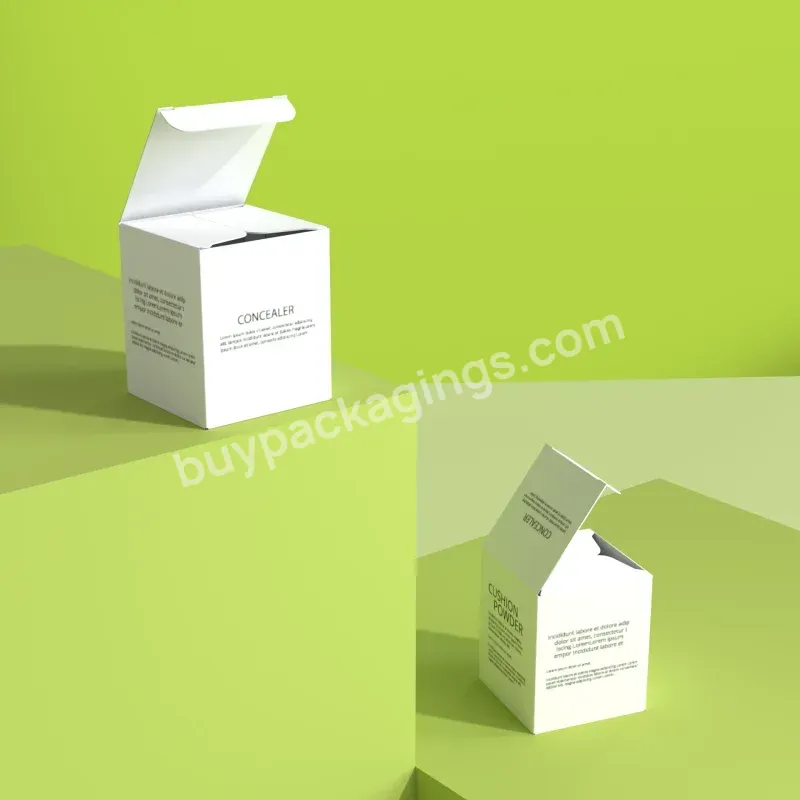 Recyclable White Insert Candle Packaging Box Essential Oil Diffuser Packaging Box Cosmetic Perfume Packaging Box
