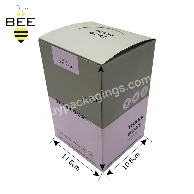 Recycled Custom Logo Face Serum Gift Packaging Box,Body Lotion Skincare Packaging Paper Cardboard Boxes,Protein Bar Box