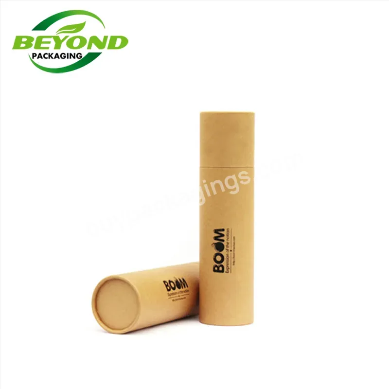 Recycled Cylinder Paper Gift Custom Printing Tags Round Cardboard Tube Luxury Bottle Packaging Box For Candle