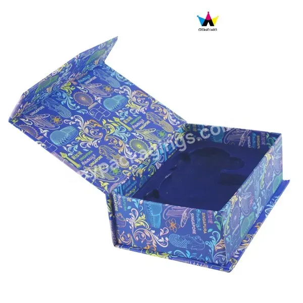 Recycled Magnetic Closure Cardboard Box For Slipper