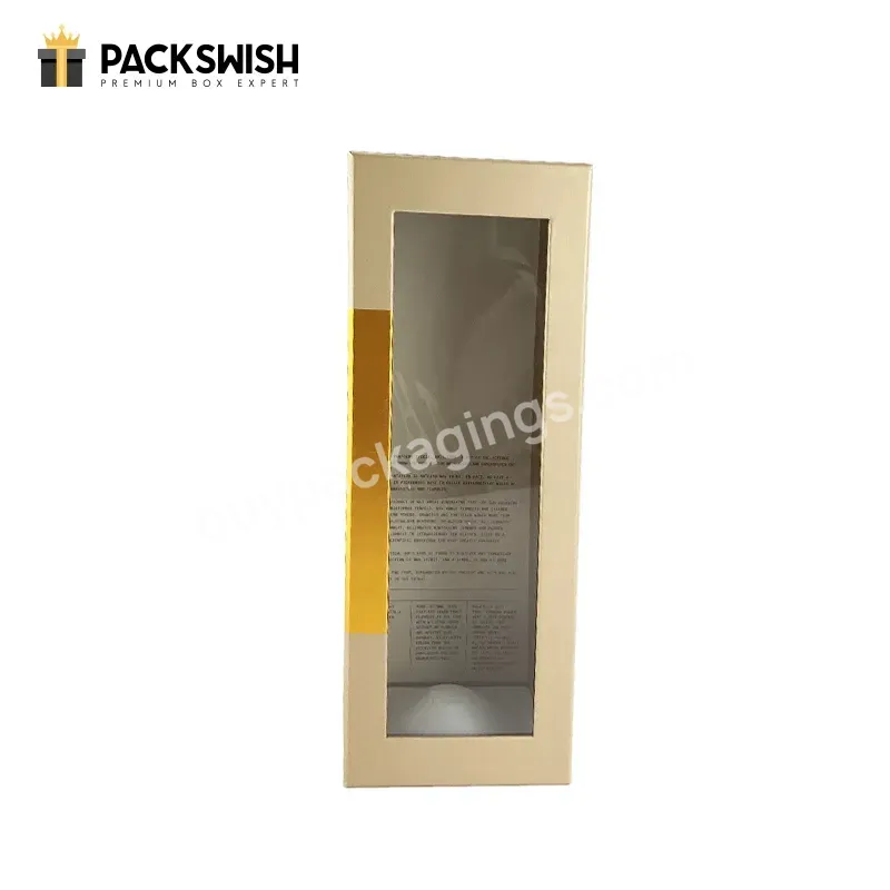 Rigid Cardboard Paper Wine Glass Packaging Gift Boxes Clear Pet Window Customized Magnetic Paperboard Wine Box For Packing - Buy Paper Packaging Wine Gift Box Wholesale Cardboard Foldable Magnetic Single Wine Box,Custom Texture Paper Luxury Rigid Mag