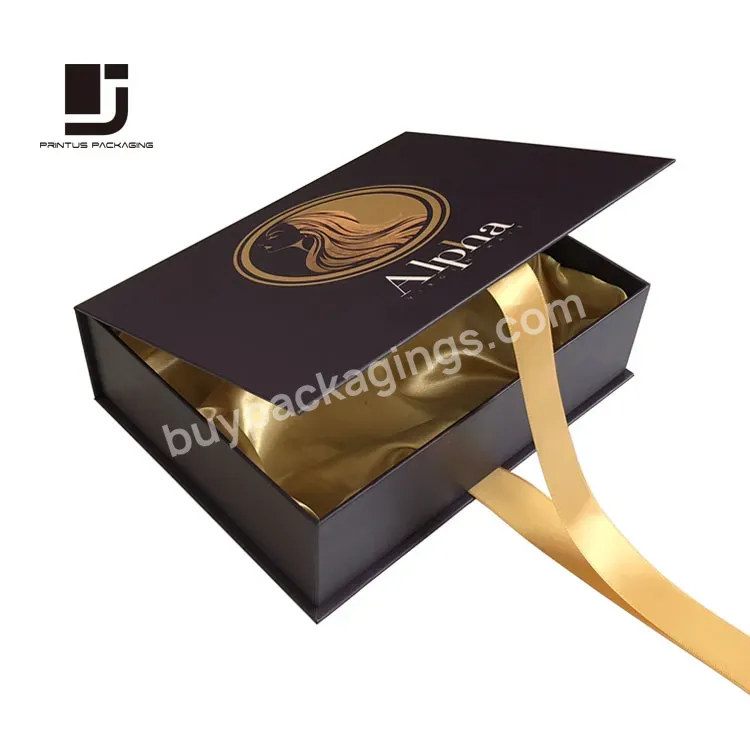 Shanghai Factory Custom Hair Weave Extension Packaging Boxes Custom Logo