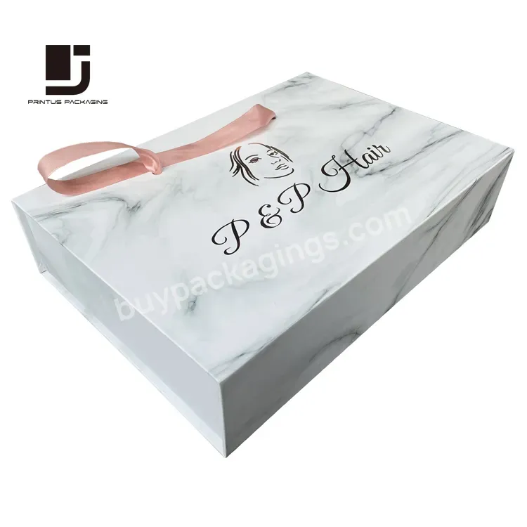 Shanghai Factory Packaging Magnetic Box With Handle