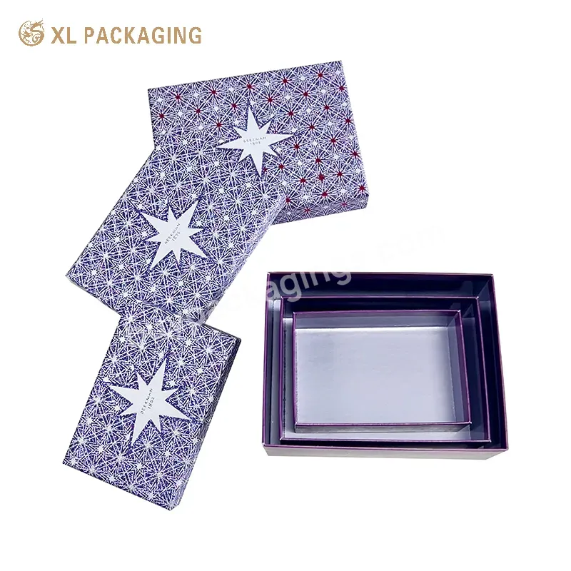 Shipping Cost Saving Large Square Shape Tall Glitter Cosmetic Clothing Tower Paper Packaging Box