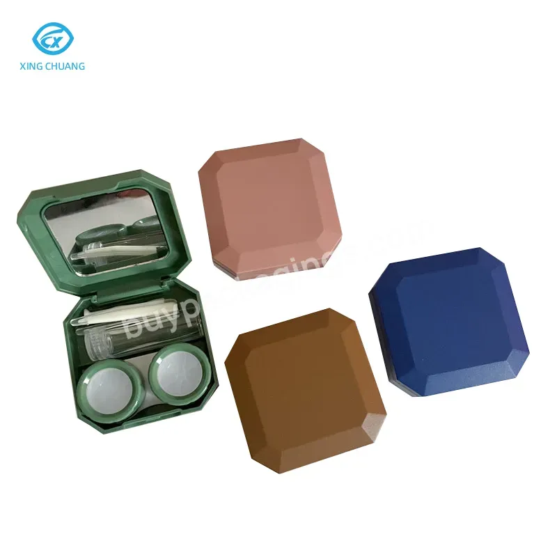 Simple Contact Lens Case Portable Compact With Mirror Leak Proof Ins Air Contact Lenses Case Storage Dual Companion Case - Buy Simple Contact Lens Case Portable Compact With Mirror,Leak Proof Ins Air Contact Lenses Case Storage Dual Companion Case,Si