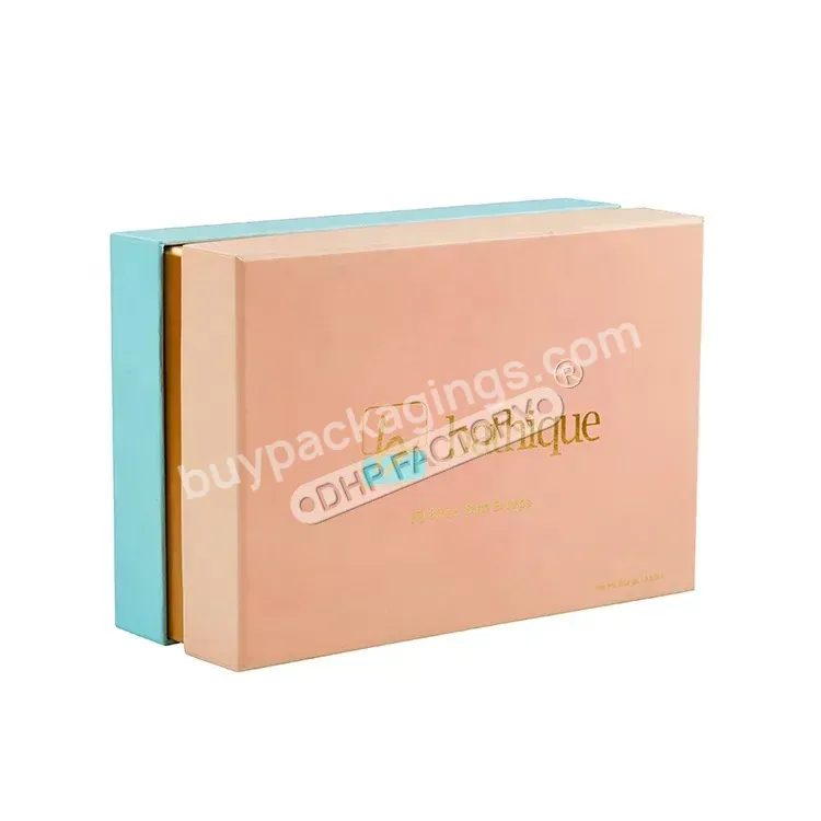 Simple Customized Matte Cmyk Printing Gold Foil Stamping Logo Rigid Cardboard Empty Insert Packaging 6 Pcs Bath Bombs Paper Box