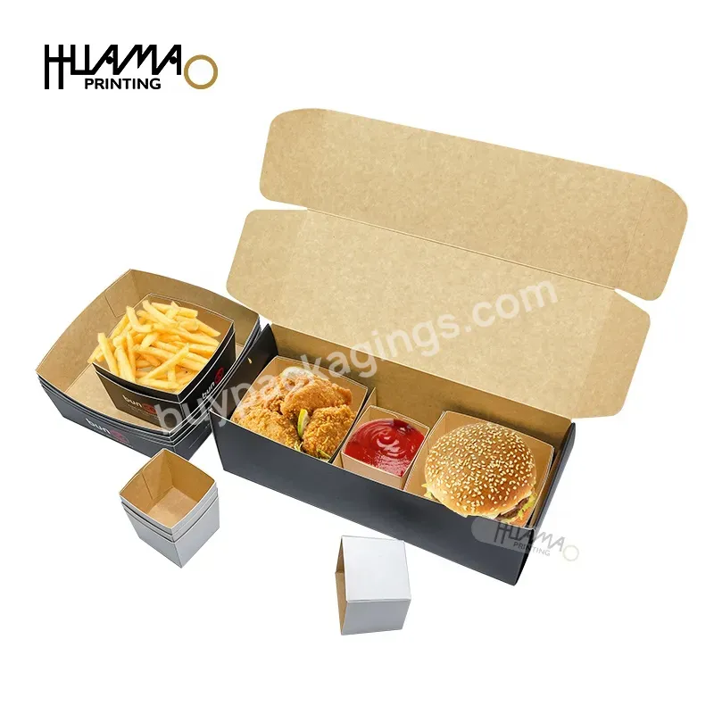 Simple Kraft Paper Box Tags Bolsas De Papel Competitive Price Kraft Corrugated Mailer Box Huamao Printing Fast Food Packaging