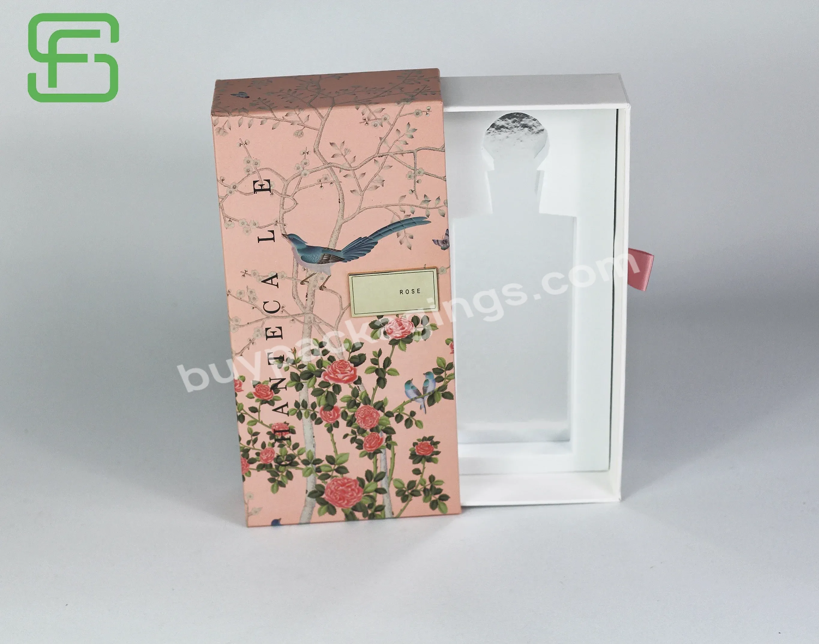 Sliding Drawer Packaging Gift Box Lotion Cosmetic Box Packaging Boxes For Organic Oil