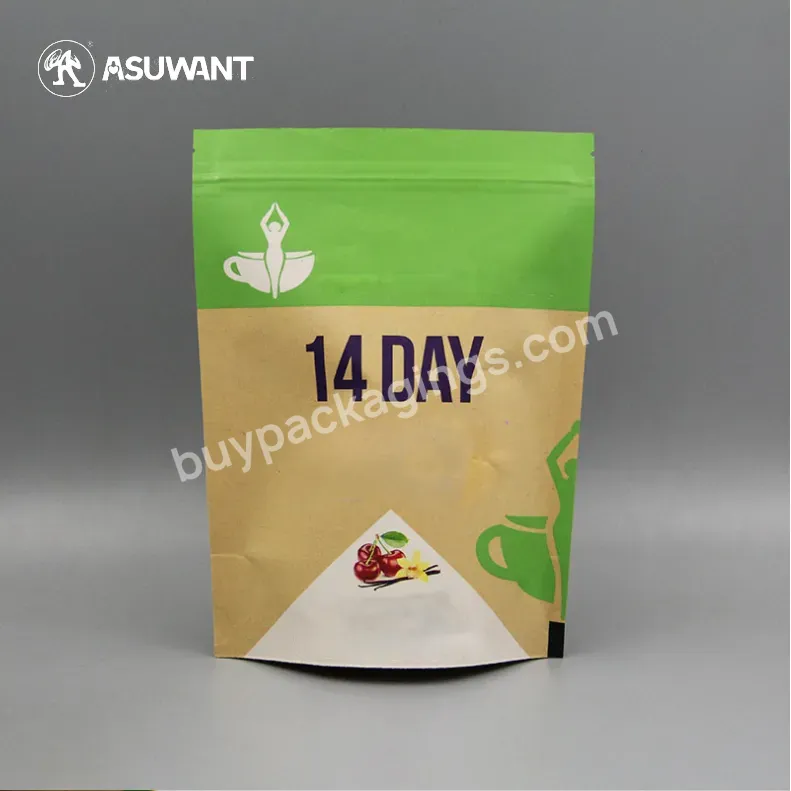 Small 3 Side Seal Aluminum Foil Lined Fresh Drip Coffee Sachets Envelope Kraft Paper Bag