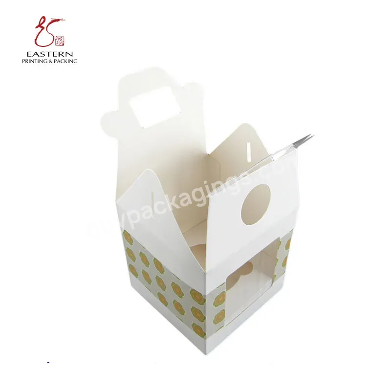 Small Cake Pop Box Custom Different Color Or Christmas Cake Gift Packaging Box Custom Private Logo With Handle