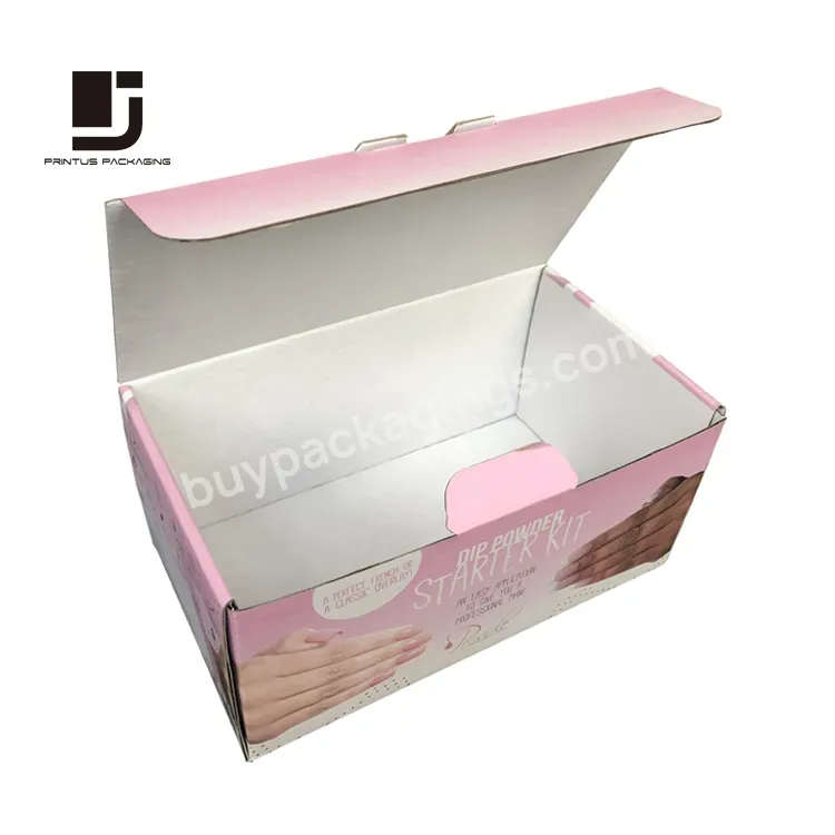 Small Empty Postal Cosmetic Tool Corrugated Mailer Box