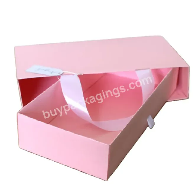 Small Ribbon Box Cosmetic Packaging Tube,Box With A Ribbon Eco Packaging For Cosmetics,Packaging Box With Ribbon Boxes Custom