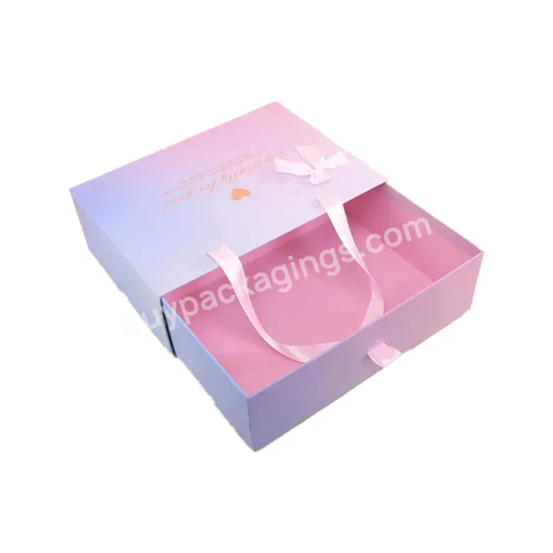 Small Ribbon Box Cosmetic Packaging Tube,Box With A Ribbon Eco Packaging For Cosmetics,Packaging Box With Ribbon Boxes Custom