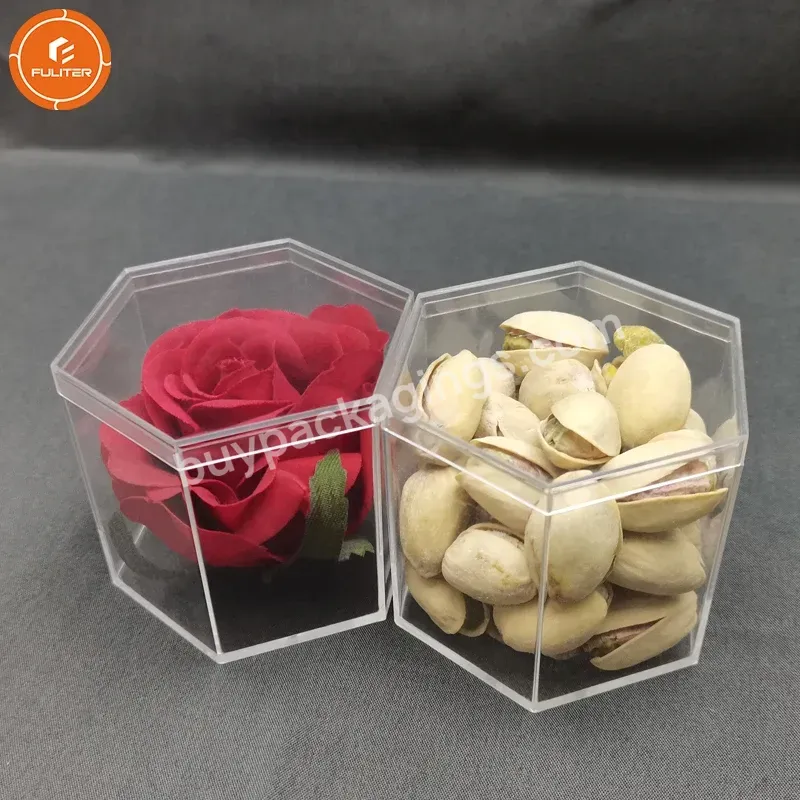 Smart Christmas Food Grade Hexagon Shaped Clear Candy Acrylic Small Box Nuts For Gift Candy Flowers - Buy Candy Packaging Boxes,Heart Shape Candy Box,Cardboard Candy Chocolate Boxes.