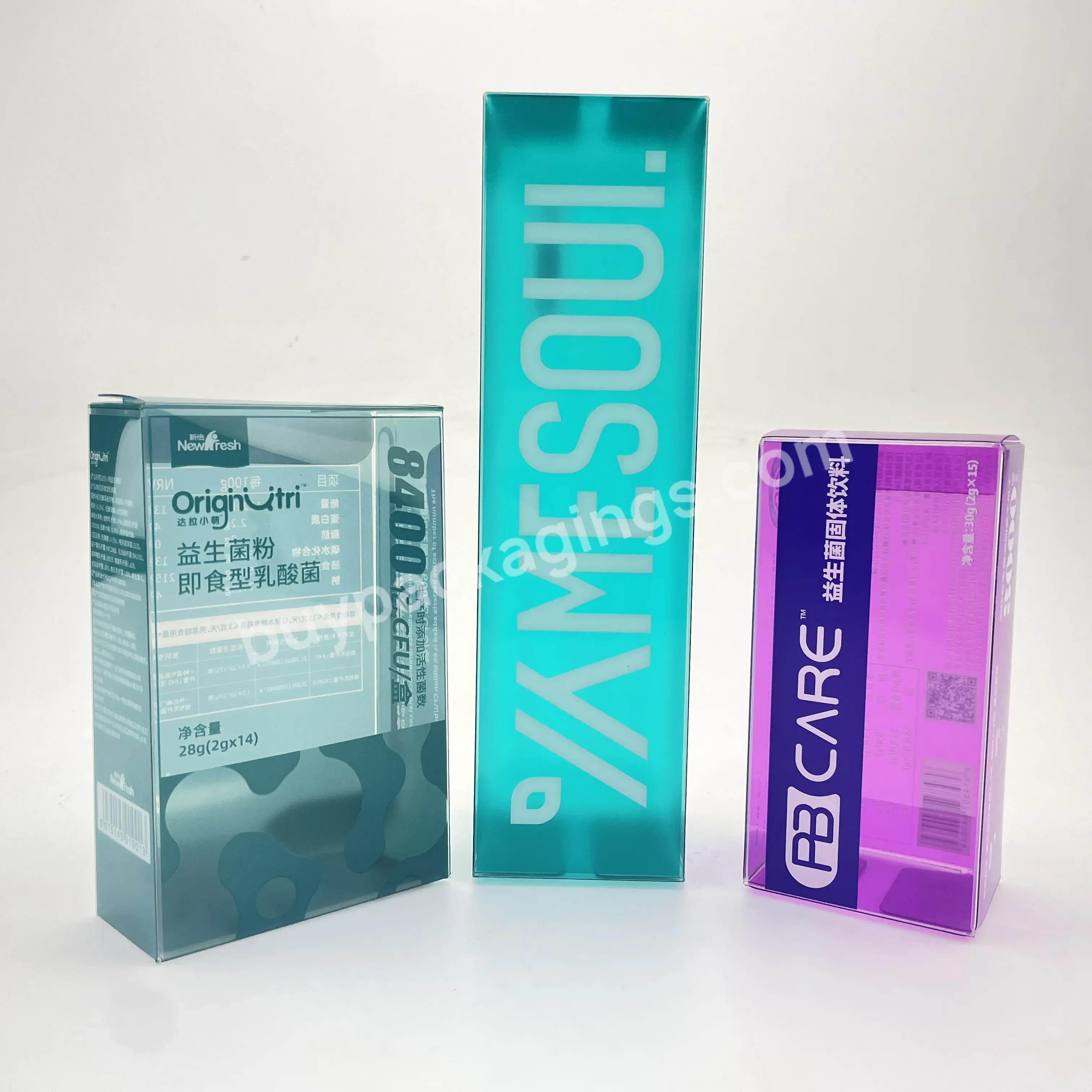 Soft Indentation Wholesale Packaging Clear Plastic Box Custom Pet Pvc Switch Box Printing Plastic Box