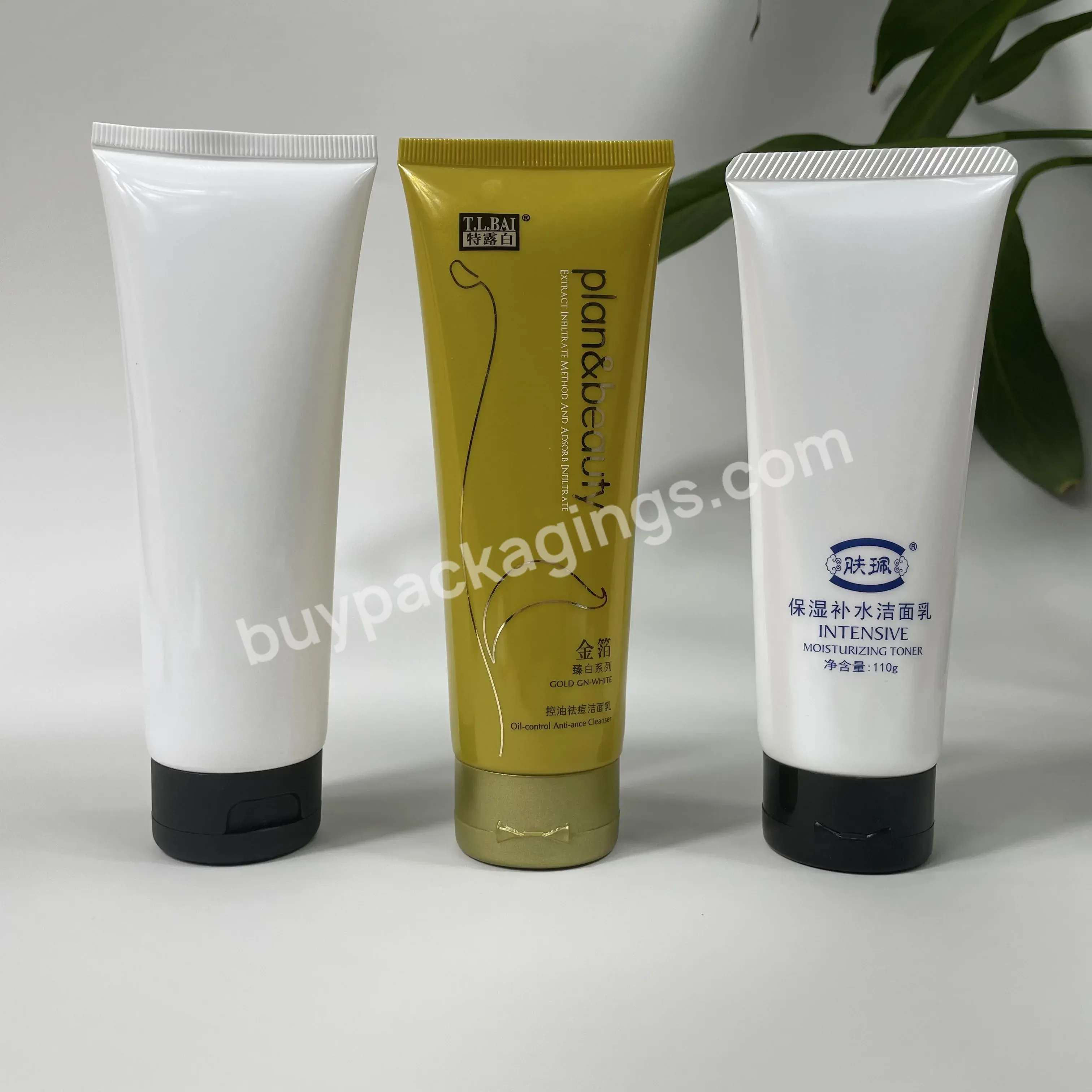 Soft Tube 30ml 50ml 80ml Cosmetic Packing Facial Cleaner Squeeze Tube