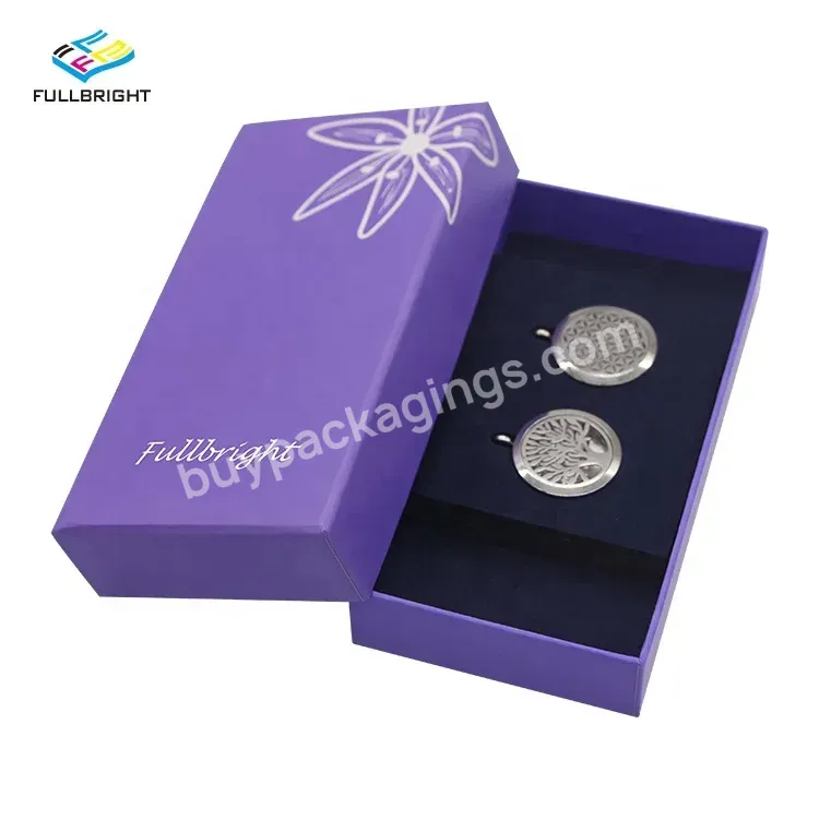Sustainable Purple Rigid Cardboard Lid And Base Box Brivote Printing Jewellery Decorative Gift Paper Box Packaging - Buy Eco Luxury Small Shaped Gift Box Set Custom Logo Rigid Lid And Base Box,Wholesales Recycle Paper Small Jewelry Packaging Gift Box