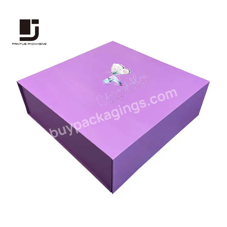 Top Grade Magnetic Closure Large Cardboard Gift Boxes