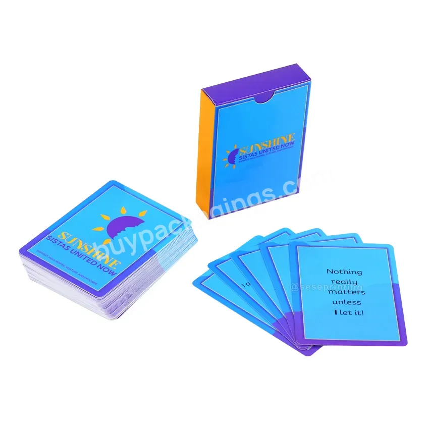 Top Quality Play Game Card Set Custom Printing Card Game With Box Printing