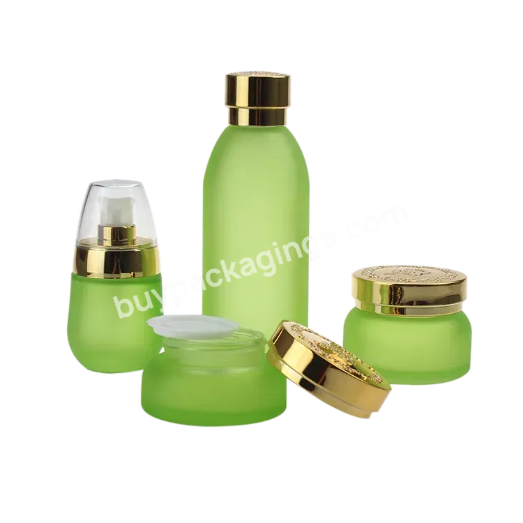 Top Sale Glass Bottle And Jar Set Luxury Cosmetic Packaging - Buy Cosmetic Packaging,Luxury Cosmetic Packaging,Glass Luxury Cosmetic Packaging.