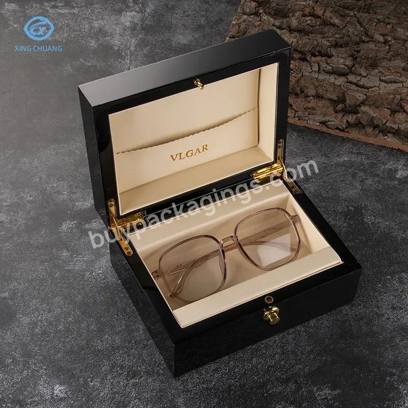 Top Sell Customized Eyewear Packaging Box Wooden Sunglasses Box Display Wooden Box Wooden Sunglasses Case