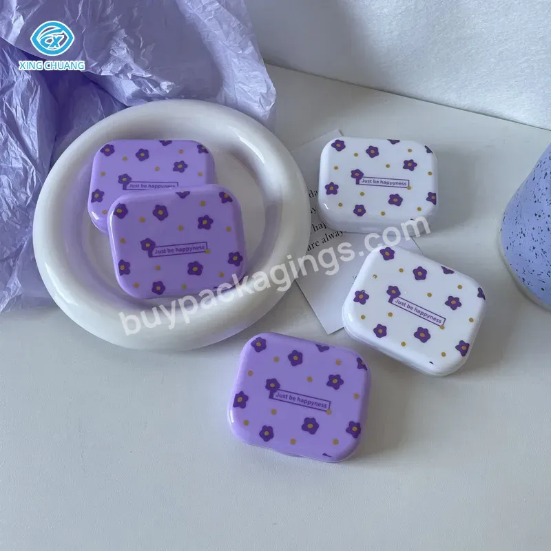 Tulip Convenient Contact Lens Case Simple High Quality Plastic Contact Lens Case For Students