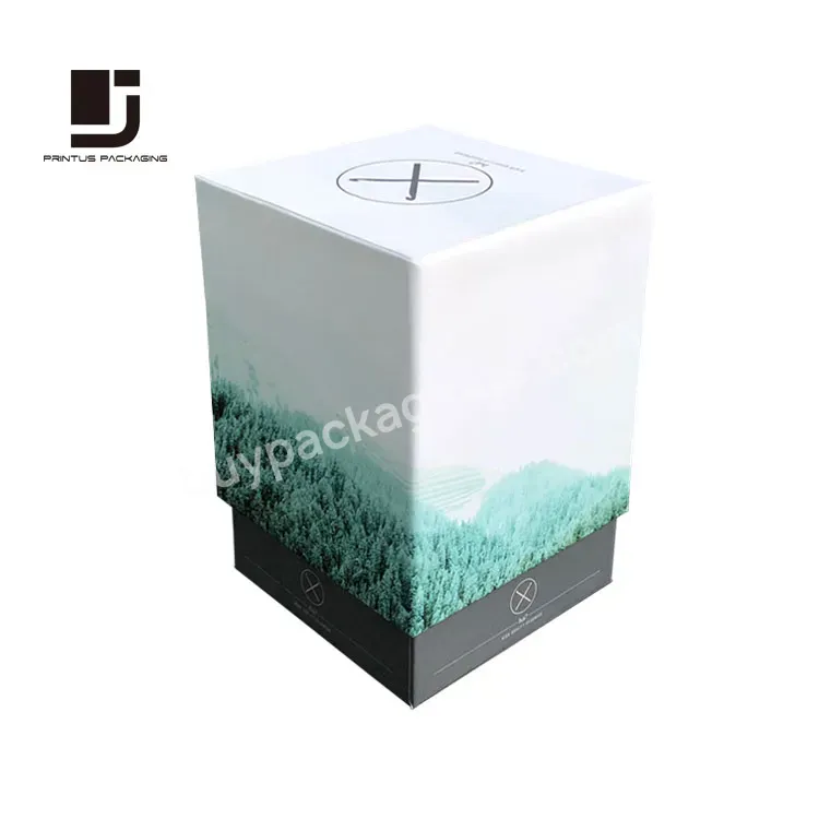 Unique Custom Logo Printed Luxury Rigid Candle Paper Box