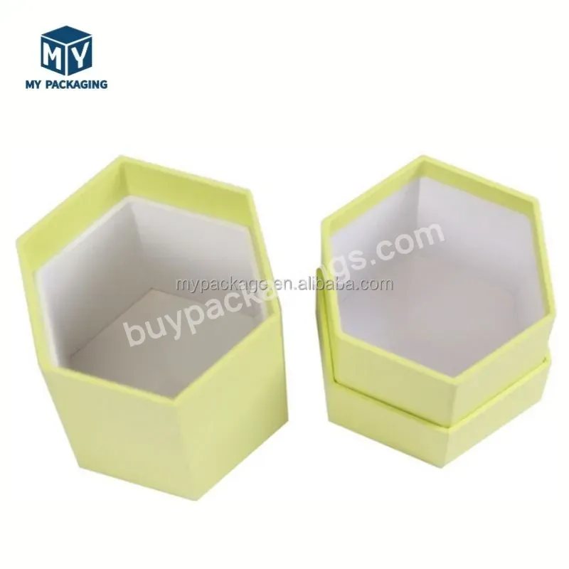 Unique Printing Empty Candle Jar Luxury Gift Box Hexagon Shape Cardboard Christmas Rigid Boxes Customize Perfume Box Packaging - Buy Wholesale Luxury Premium Packaging Gift Candle Jar Boxes Creative Gift Box Different Types Gift Packaging Box,Unique