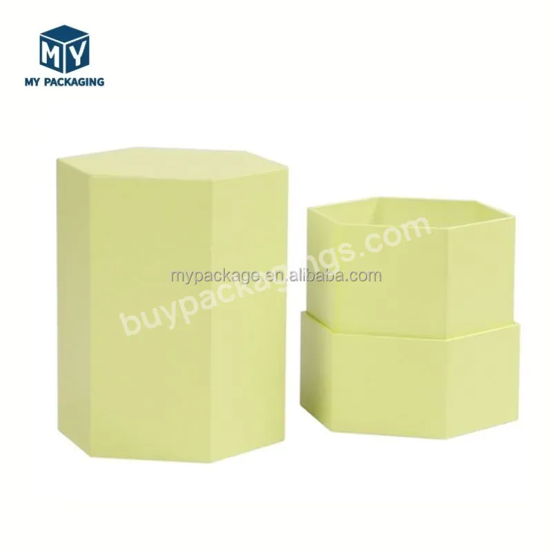 Unique Printing Empty Candle Jar Luxury Gift Box Hexagon Shape Cardboard Christmas Rigid Boxes Customize Perfume Box Packaging - Buy Wholesale Luxury Premium Packaging Gift Candle Jar Boxes Creative Gift Box Different Types Gift Packaging Box,Unique
