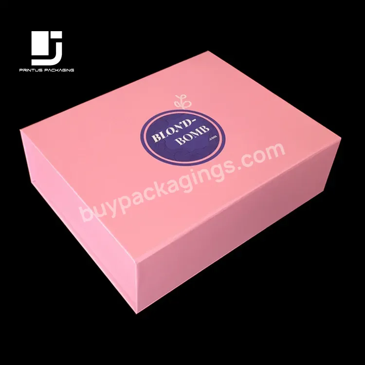 Updated Fashion Factory Luxury Paper Packaging Magnetic Hair Extension Box - Buy Magnetic Hair Extension Box,Luxury Hair Extension Box,Paper Hair Extension Box.