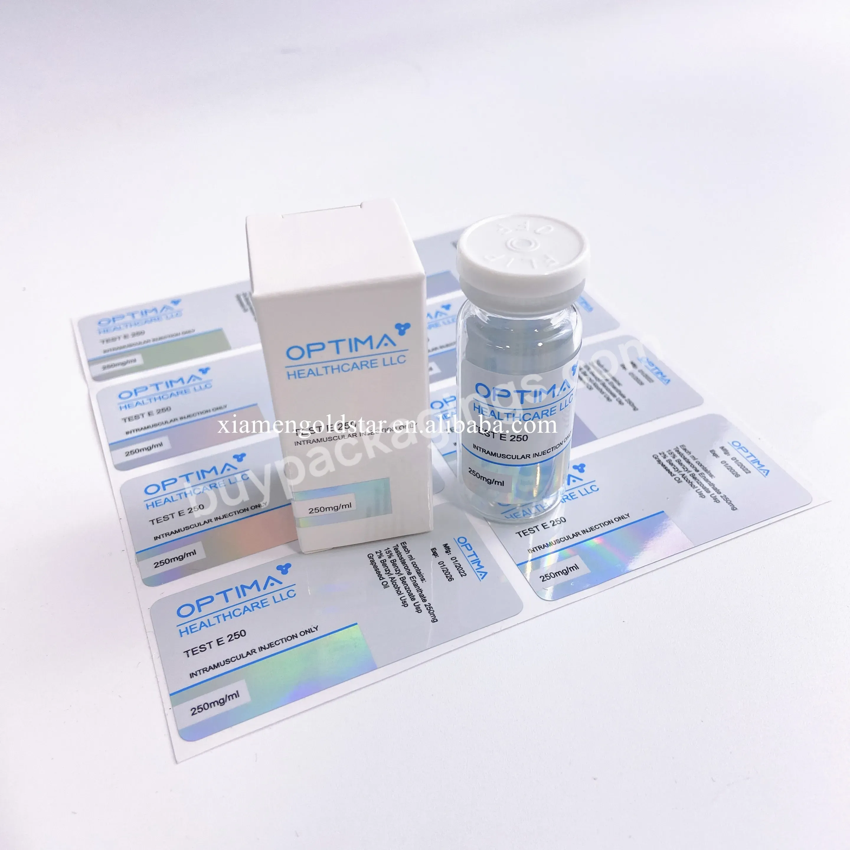 Very Good Quality Labels Hcg 10ml Vial Injection Hologram 10ml Vial Labels And Box