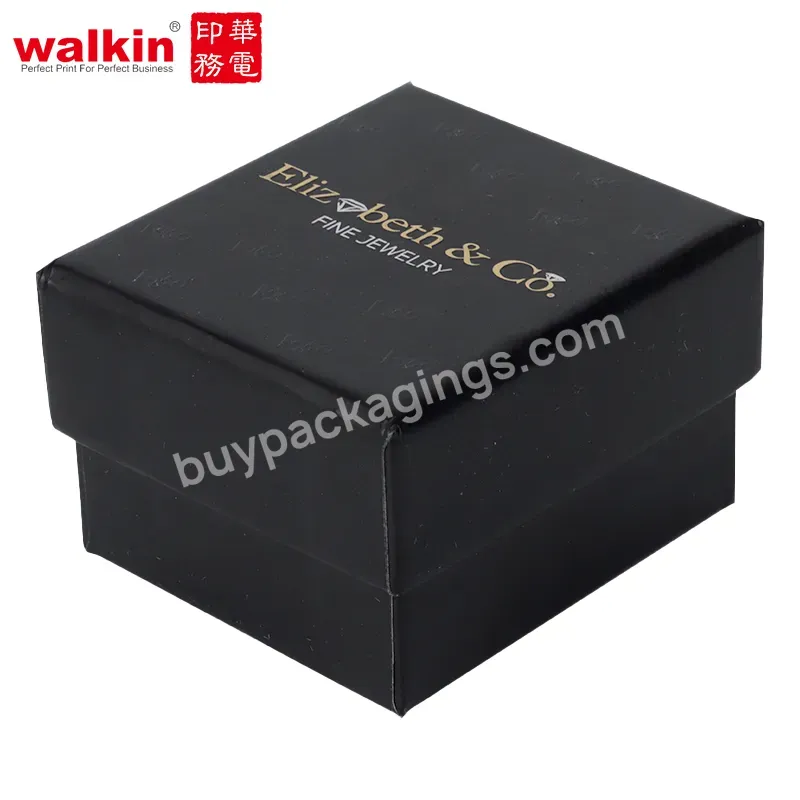 Walkin Custom Logo Luxury Small Paper Drawer Jewellery Jewelry Bracelet Earring Necklace Box Packaging For Jewelry