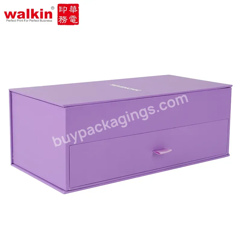 Walkin Custom Logo Pink Corrugated Shipping Box For Makeup Brush Paper Mailer Packaging Box For Cosmetics