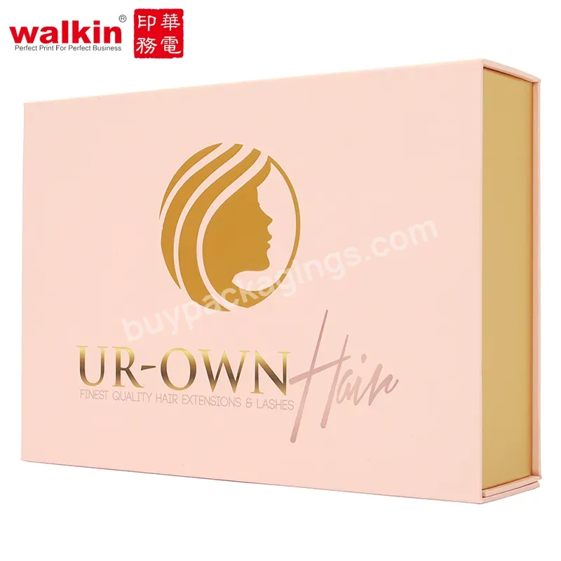 Walkin Custom Luxury Paper Magnet Foldable Folding Magnetic Gift Box Garment Apparel Clothing Gift Packaging Box