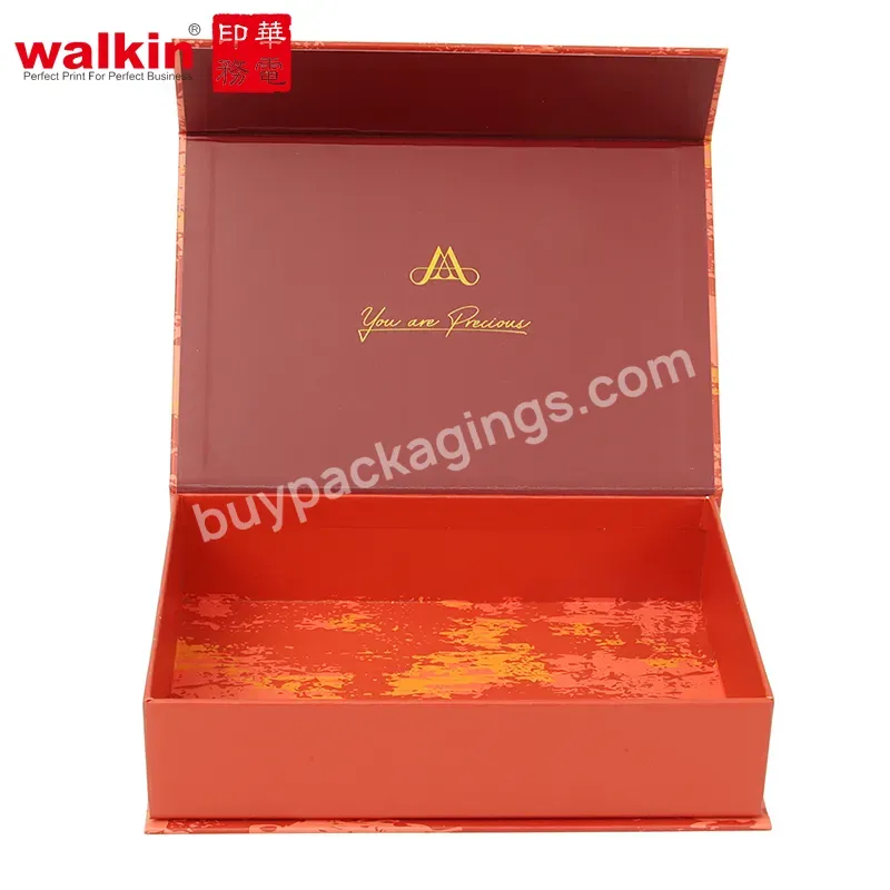 Walkin Customized Luxury Magnet Gift Paper Cardboard Custom Logo Magnetic Gift Packaging Box