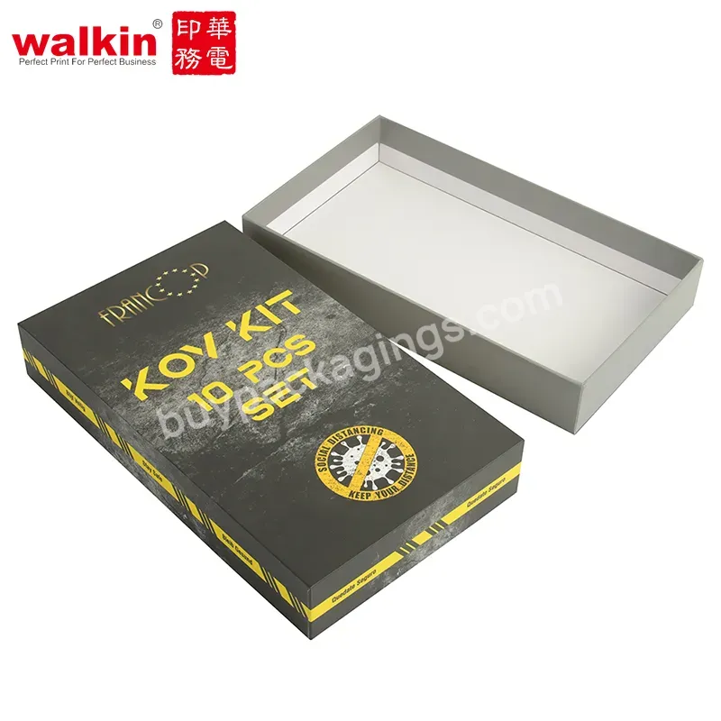 Walkin Eco-friendly Custom Logo Luxury Shoes Gift Box Packaging Cosmetic Corrugated Mailer Box Shipping Box