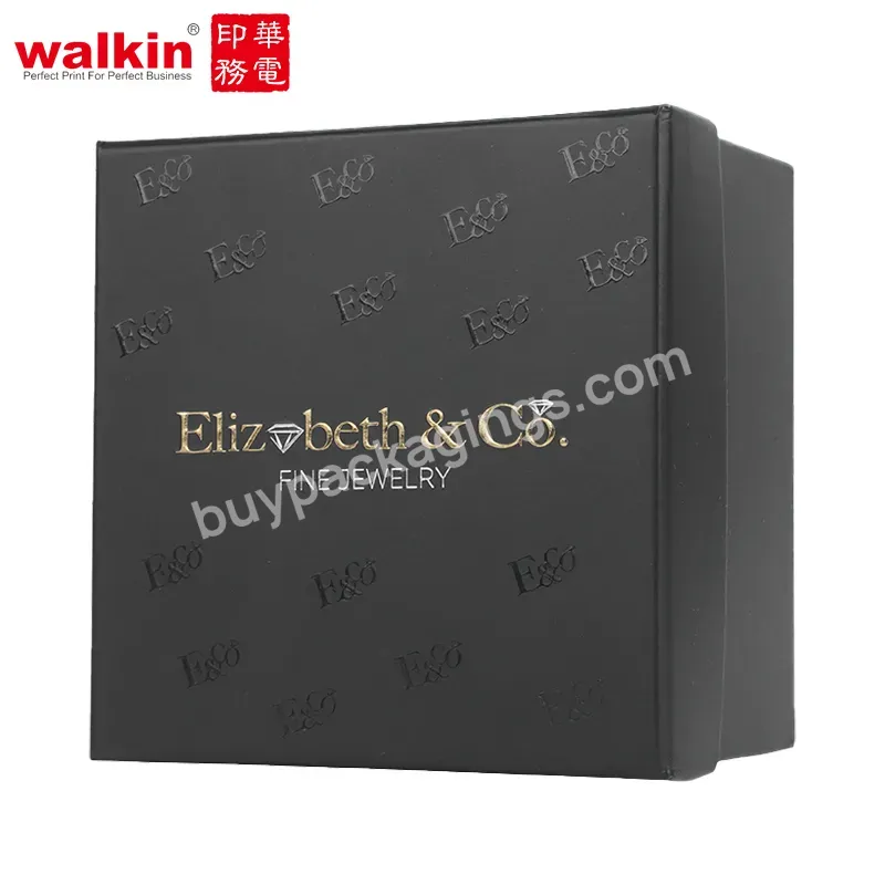 Walkin Flip Top Magnet Ring Jewellery Packaging Box Magnetic Jewelry Gift Box For Jewelry