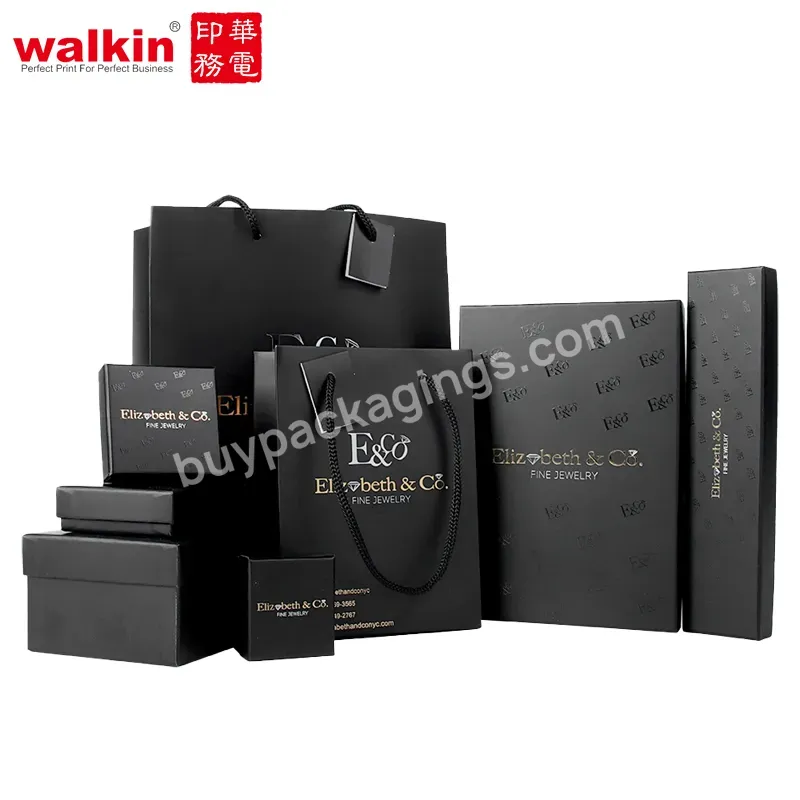 Walkin Foldable Gift Box With Ribbon Packaging Boxes Jewelry Eco Friendly Cosmetic Packaging