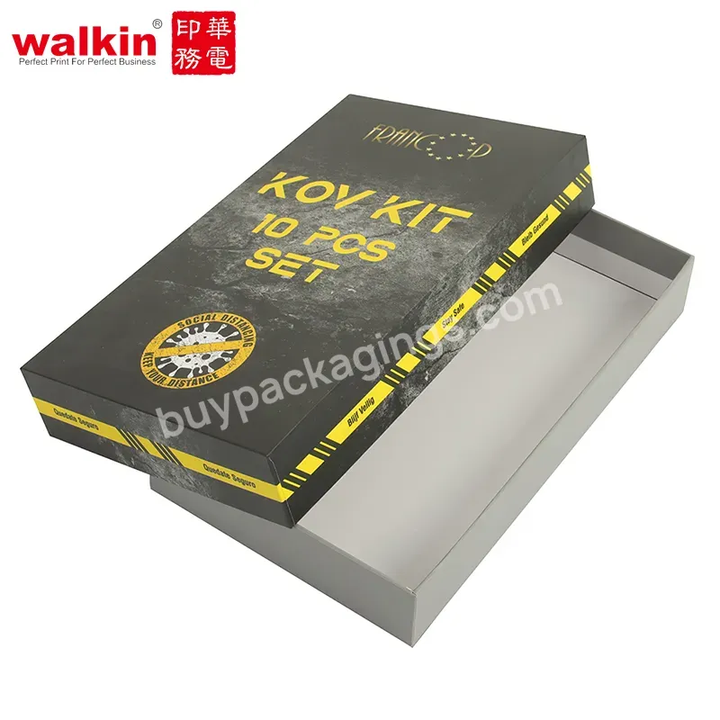 Walkin Luxury Matte Magnetic Collapsible Rigid Cardboard Paper Package Box Packaging Gift Custom Boxes