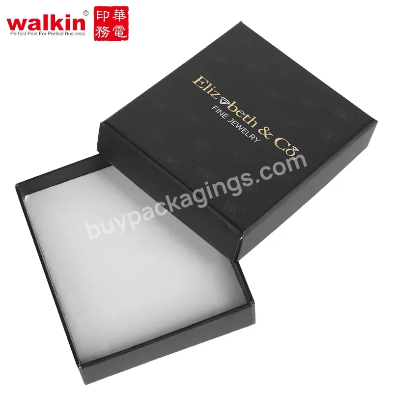 Walkin Wholesale Custom Cardboard Paper White Jewelry Gift Luxury Ring Box Packaging For Rings