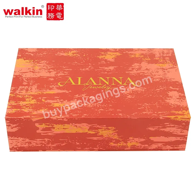 Walkin Wholesale Luxury Custom Logo Small Baby Paper Packaging Gift Box With Magnetic Lid Closure